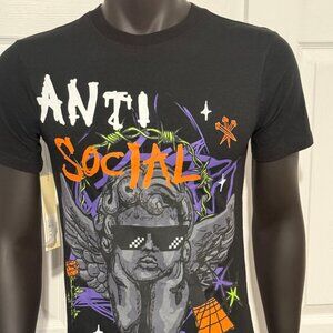 Reason Anti Social Cherub T-Shirt sz: Small | NWT ANTI-SOCIAL